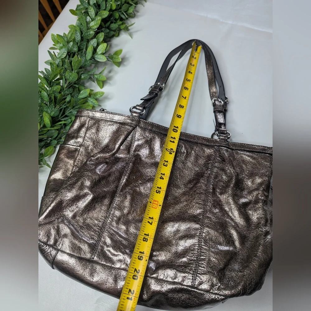 Coach F17722 Metallic Carryall Bag